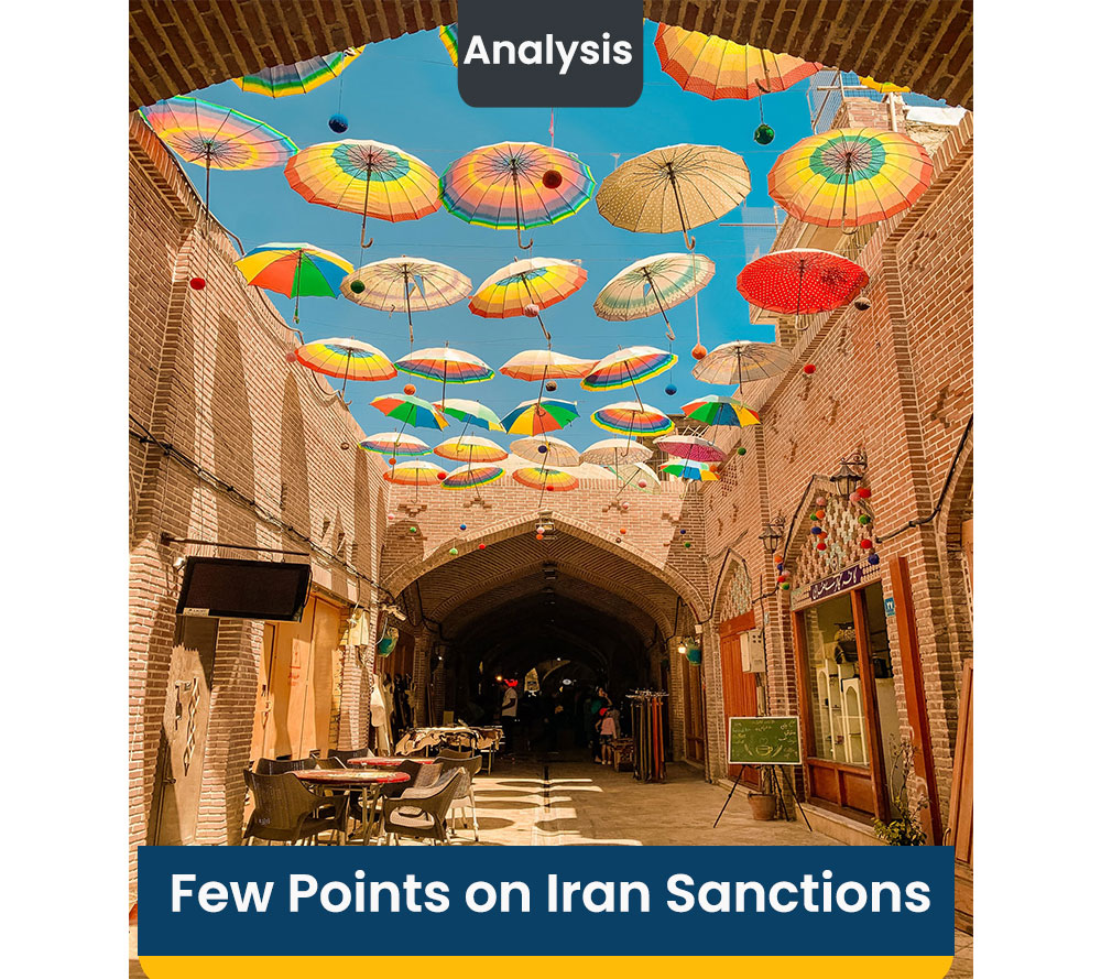Few Points on Iran Sanctions