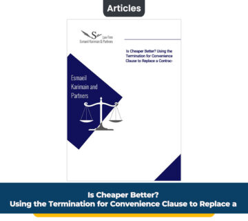 Is Cheaper Better? Using the Termination for Convenience Clause to Replace a Contractor